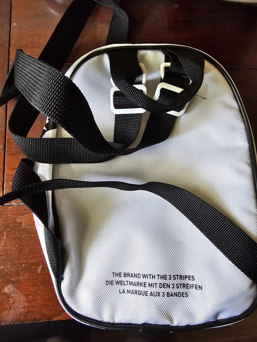 adidas Silver Trefoil Backpack - Picture 2 of 3